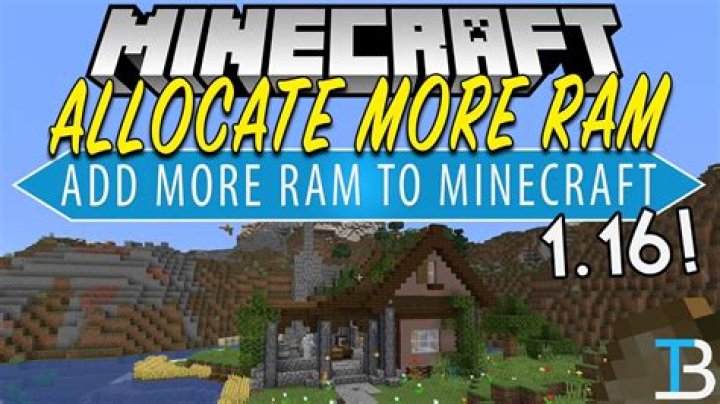 How to allow minecraft more ram