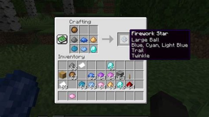 How to customize fireworks in minecraft