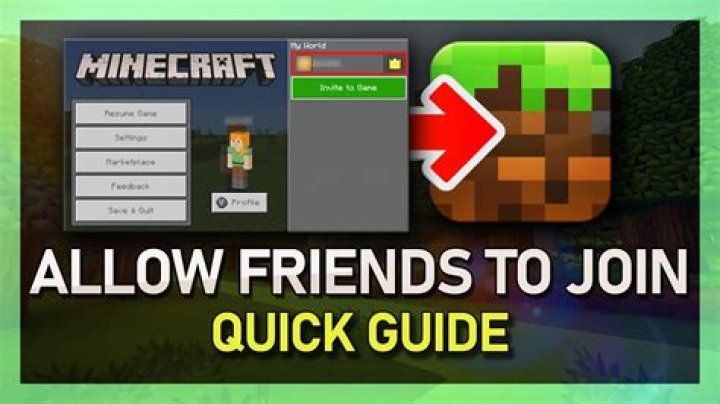 How to join friends in minecraft