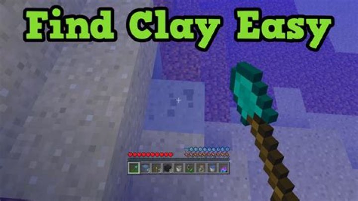 Where to find clay minecraft